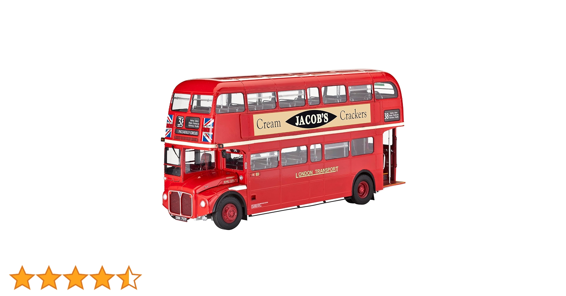 【新品】ドイツレベル　1/24　ロンドンバス　プラモデル Amazon | ドイツレベル 1/24 ロンドンバス R07651 プラモデル